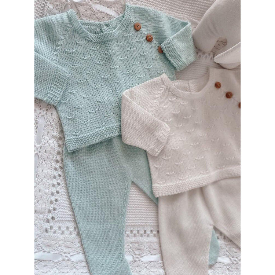 Baby two piece outfit mint