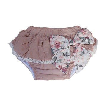 Pink baby bloomers