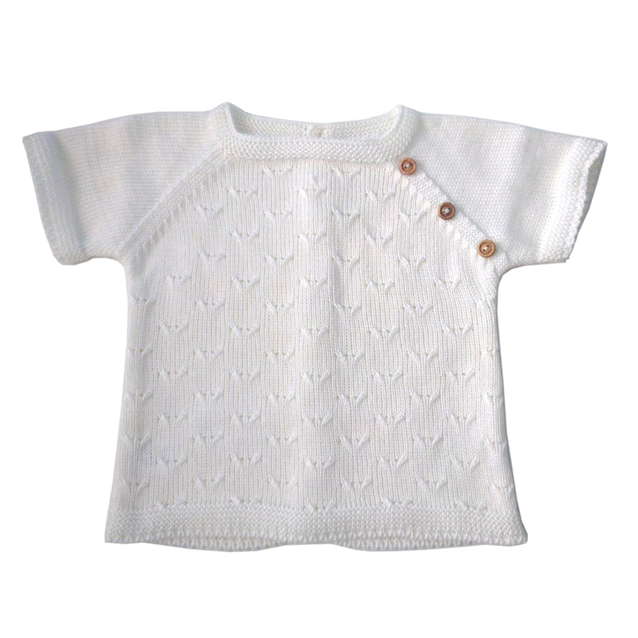 Baby two piece outfit white
