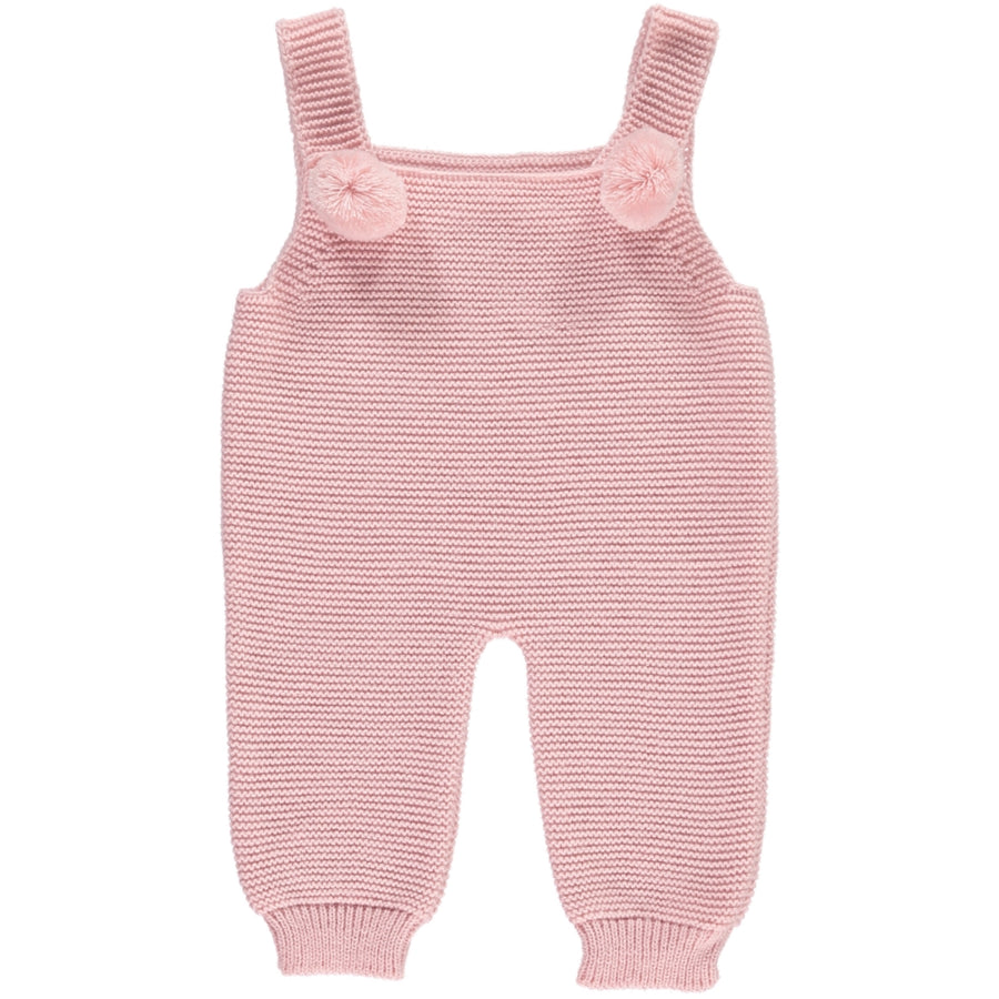 Dusty pink romper with pompoms