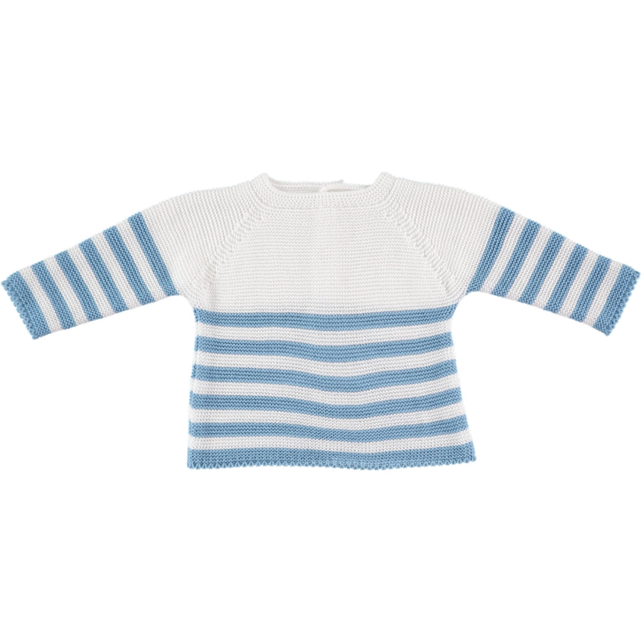Baby blue striped jersey