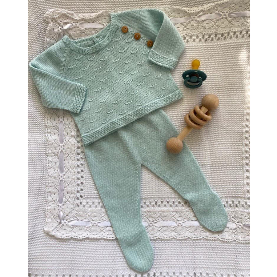 Baby two piece outfit mint