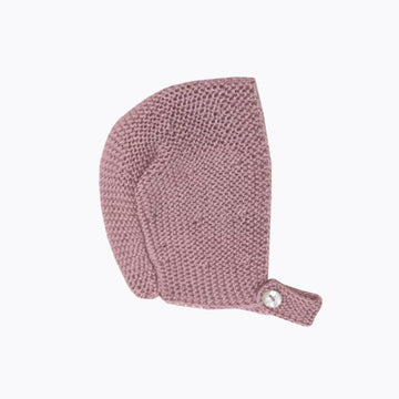 Cotton Pink baby bonnet