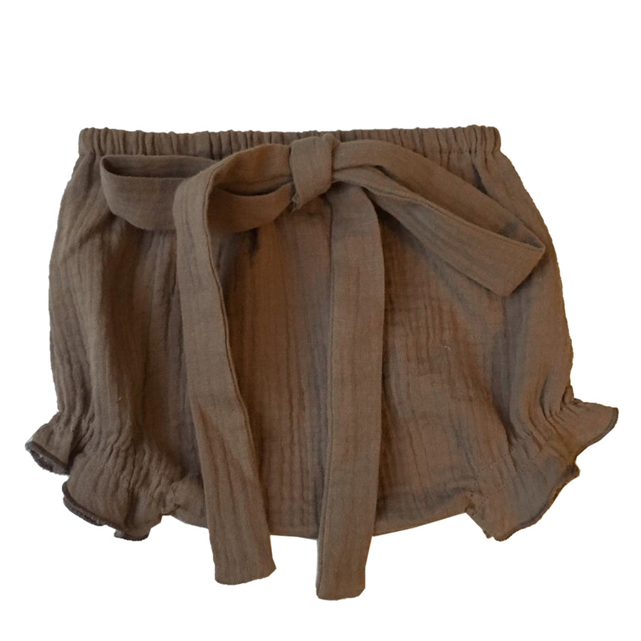 Brown baby bloomers