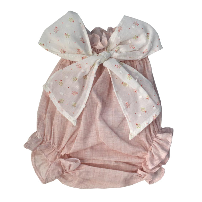 Pink baby bloomers