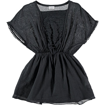 Girl's dress in charcoal grey