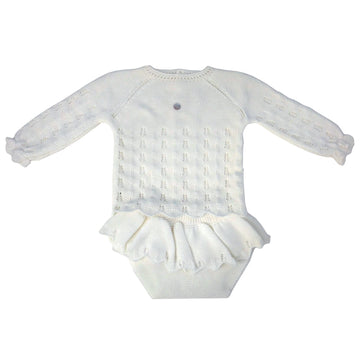 Baby outfit off white